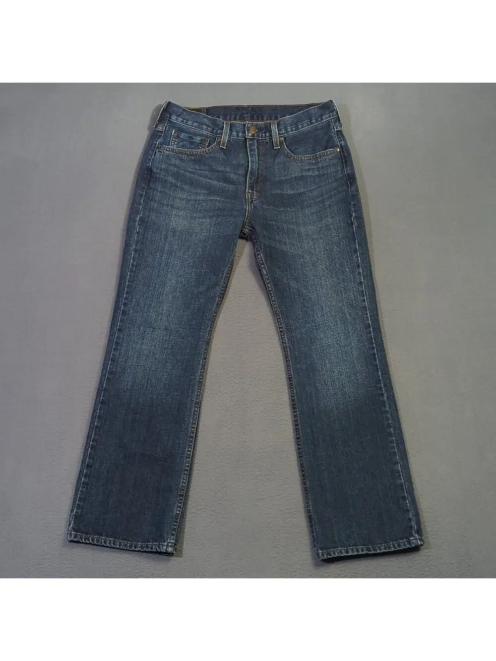 Levi's Jeans Men's 32x30 Fits 31x28 Blue 527 Slim Fit Boot Cut Denim